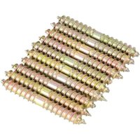 Ymyny - Ulisem, 10 Stück doppelseitige Flachkopfschrauben, Bolzenschrauben, selbstschneidende Gewindebolzen, Holzbearbeitung, Möbel, Ymyny - Ulisem, 10 Stück doppelseitige Flachkopfschrauben, Bolzenschrauben, selbstschneidende Gewindebolzen, Holzbearbeitung, Möbel, von YMYNY