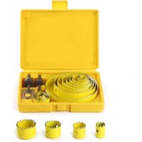 Ulisem Lochsägen-Box-Set, Trepan-Lochsägen Ø19 127 mm, Komplett-Set im Koffer mit Bohrfuttern und Geräten für Holz, Gips, Kunststoff, pvc, aus Ulisem Lochsägen-Box-Set, Trepan-Lochsägen Ø19 127 mm, Komplett-Set im Koffer mit Bohrfuttern und Geräten für Holz, Gips, Kunststoff, pvc, aus von YMYNY