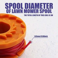 UlisemGrass Trimmerspule Rasenmäher-Reparatursatz, kompatibel mit Worx WG180 WG163 WA0010 WA6531 50006531 von YMYNY