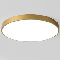Ultradünne runde LED-Deckenleuchte, Unterputzmontage, modernes und schlichtes Design, Acryl-Flachbeleuchtung für Wohnzimmer, Arbeitszimmer, Ultradünne runde LED-Deckenleuchte, Unterputzmontage, modernes und schlichtes Design, Acryl-Flachbeleuchtung für Wohnzimmer, Arbeitszimmer, von YMYNY