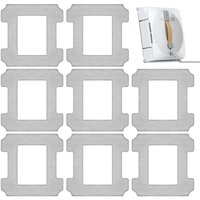 W1 8er-Pack waschbare Mikrofaser-Reinigungstücher. W1 Pro Zubehör-Set für Ecovacs Winbot W1, W1 Pro Series Fenster-Staubsaugerroboter. von YMYNY