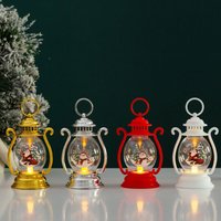 Weihnachtsdekorationslichter, LED-Laterne für drinnen und draußen, leicht, batteriebetrieben, Weihnachtsdekorationsgeschenk, 4er-Pack YMYNY von YMYNY