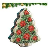 Weihnachtsplätzchendose, leere Geschenkdose, Weihnachtsbonbondose, Metall-Geschenkdose, Keksdose, Schokoladendose, Party-Dekorationsartikel YMYNY Weihnachtsplätzchendose, leere Geschenkdose, Weihnachtsbonbondose, Metall-Geschenkdose, Keksdose, Schokoladendose, Party-Dekorationsartikel YMYNY von YMYNY