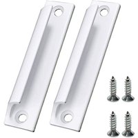 Ymyny - Weißer Schiebetürgriff, Aluminium-Möbelgriff, Fenstergriff mit Schrauben, 2er-Pack Ymyny - Weißer Schiebetürgriff, Aluminium-Möbelgriff, Fenstergriff mit Schrauben, 2er-Pack von YMYNY