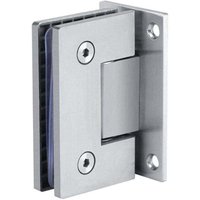 YMYNY 1 Stück hochfeste Badezimmerklemme, 90-Grad-Glastürscharnier aus Edelstahl, Zweiwege-Glastürscharnier mit fester Befestigung, Vitrinen- und YMYNY 1 Stück hochfeste Badezimmerklemme, 90-Grad-Glastürscharnier aus Edelstahl, Zweiwege-Glastürscharnier mit fester Befestigung, Vitrinen- und von YMYNY