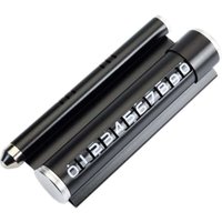 1 x mobile Parkkarte mit Aromatherapie-Sicherheitshammer, zerbrochenes Fenster, Nummernschild, Handyhalterung, Autokennzeichen - Ymyny 1 x mobile Parkkarte mit Aromatherapie-Sicherheitshammer, zerbrochenes Fenster, Nummernschild, Handyhalterung, Autokennzeichen - Ymyny von YMYNY