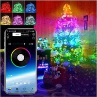 Ymyny - 10 m App LED-Streifen Weihnachtsbeleuchtung usb Bluetooth Deko für Weihnachtsbaum - von YMYNY