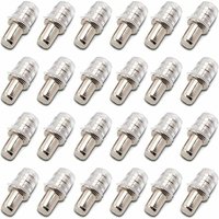 YMYNY 100 Stück Regalstifte, Regalträger, Einsteckstifte, Einsteck-Regalträgerstift, 5 mm, mit Gummimanschette für Holzregal YMYNY 100 Stück Regalstifte, Regalträger, Einsteckstifte, Einsteck-Regalträgerstift, 5 mm, mit Gummimanschette für Holzregal von YMYNY