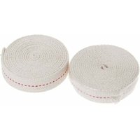 2 Meter Baumwoll-Lampendocht, Laternen-Ersatzdochte für Öllampenbrenner (weiß) - 2er-Pack - Ymyny von YMYNY