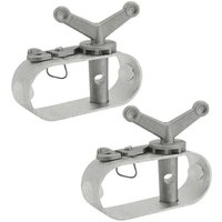 YMYNY 2er-Pack Spannkabelspanner für Poolabdeckungen – Poolabdeckungswinde, Aluminiumwinde für Schwimmbecken, Poolabdeckungsspanner – 8 x 2 x 6,4 cm von YMYNY