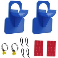YMYNY 2er-Pack blauer Poolschlauchhalter – Poolschlauch-Zubehör mit Durchstoß-, Reiß- und Dehnungsschutz (30–37 mm) von YMYNY