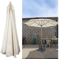 3 m Sonnenschirm-Ersatzbezug – UV-beständiger Stoff – Ersatzdach für Strand-, Garten-, Terrassenschirm – erhältlich mit 6 Armen/8 Armen – Farbe Beige 3 m Sonnenschirm-Ersatzbezug – UV-beständiger Stoff – Ersatzdach für Strand-, Garten-, Terrassenschirm – erhältlich mit 6 Armen/8 Armen – Farbe Beige von YMYNY