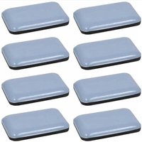 YMYNY 35 x 25 mm, 8x Teflon-Gleiter-Pad Teflon Selbstklebend Rechteckig Bodenschutz Parkettbein Stuhl Möbel von YMYNY
