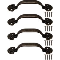 YMYNY 4 Stück Antike Möbelgriffe, Schubladengriffe, Schrankgriffe, für Truhen, Kleiderschränke, Kommoden, Antik-Bronze-Messing-Design, 115 x 24 mm YMYNY 4 Stück Antike Möbelgriffe, Schubladengriffe, Schrankgriffe, für Truhen, Kleiderschränke, Kommoden, Antik-Bronze-Messing-Design, 115 x 24 mm von YMYNY