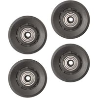 YMYNY 4er-Pack Universal-Lager-Riemenscheibe für Kabelzugmaschine, Fitnessstudio, Zusatzausrüstung für Garagentor (90 mm) von YMYNY