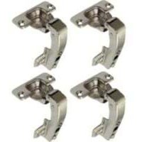 YMYNY 4er-Pack unsichtbare 90°-Clip-On-Scharniere – für Eckschranktüren mit einer Tür – mit Dämpfer und Clip – 35 mm Montageöffnung YMYNY 4er-Pack unsichtbare 90°-Clip-On-Scharniere – für Eckschranktüren mit einer Tür – mit Dämpfer und Clip – 35 mm Montageöffnung von YMYNY