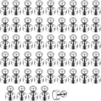 YMYNY 50 Stück starke Magnete, extra starke Mini-Neodym-Kühlschrankmagnete, 12 x 16 mm mit Aufbewahrungsbox, kleine Magnete für Whiteboard, Pinnwand, von YMYNY