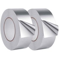YMYNY Aluminiumfolienband, Aluminiumfolien-Dichtungsband, wasserdichtes Aluminiumfolienband, für Küche, Bad, Elektriker, Metalloberfläche, 20 m 30 mm von YMYNY