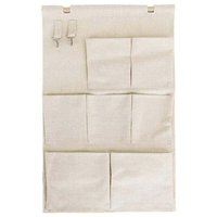 YMYNY Aufbewahrungstaschen zur Wandmontage, Hängeorganizer aus Baumwollstoff, einfarbiger Leinenbeutel über der Schranktür YMYNY Aufbewahrungstaschen zur Wandmontage, Hängeorganizer aus Baumwollstoff, einfarbiger Leinenbeutel über der Schranktür von YMYNY