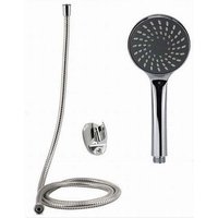 Ymyny - Badezimmer-Set, Handbrause, Duschkopf mit 1,8 m Riemenhalterung, 69104, rund - von YMYNY