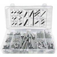 YMYNY Druck- und Zugfeder-Sortiment, Metall-Stahlfeder-Sortiment, Hardware-Kit, sortierte Federn mit Aufbewahrungsbox, Zugdruckfedern, 200 Stück/Box YMYNY Druck- und Zugfeder-Sortiment, Metall-Stahlfeder-Sortiment, Hardware-Kit, sortierte Federn mit Aufbewahrungsbox, Zugdruckfedern, 200 Stück/Box von YMYNY