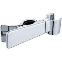 YMYNY Duschhalter Metall Duschkopfhalter 2 Stück Verstellbarer Duschkopfhalter Ohne Bohren, 45° Drehbarer Duschkopfhalter für Duschstange Handbrause von YMYNY