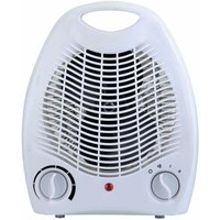 Elektrischer Heizstrahler 2000W Ideal fürs Badezimmer Heiz- und Lüfterfunktion Heizlüfter Temperaturregler Griff für einfachen Transport - Ymyny von YMYNY