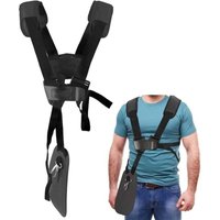 YMYNY Freischneider-Gurtzeug – Doppelschulter-Rasenmäher-Gurtzeug mit robustem Nylongürtel, verstellbares Freischneider-Gurtzeug für Freischneider von YMYNY