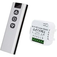 YMYNY Funk-Rollladenmodul, Funkschalter für Rollläden, Jalousien, bestehend aus einer RF-Fernbedienung + Empfängermodul, Max. 100m Reichweite YMYNY Funk-Rollladenmodul, Funkschalter für Rollläden, Jalousien, bestehend aus einer RF-Fernbedienung + Empfängermodul, Max. 100m Reichweite von YMYNY