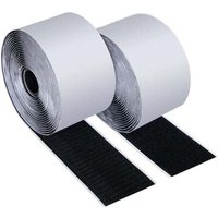 YMYNY Großer selbstklebender Kratzer, 5 m × 50 mm, extra starke Klebestreifen, 5 m doppelseitiger selbstklebender Hakenschlaufe, starke YMYNY Großer selbstklebender Kratzer, 5 m × 50 mm, extra starke Klebestreifen, 5 m doppelseitiger selbstklebender Hakenschlaufe, starke von YMYNY