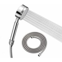 YMYNY Handbrause aus Metall mit Filter, Duschkopf-Set aus Edelstahl SUS304 mit 59-Zoll-Schlauch – Hochdruck 2,5 GPM – gebürstetes Nickel YMYNY Handbrause aus Metall mit Filter, Duschkopf-Set aus Edelstahl SUS304 mit 59-Zoll-Schlauch – Hochdruck 2,5 GPM – gebürstetes Nickel von YMYNY