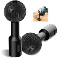 Ymyny - Holzschnitzfräser mit Kugelkopf – Holz-/Metallschneider, Schnitzwerkzeug – Hartmetallfräser – 14 mm Holzschnitz-Polierfräser für – 115/125 von YMYNY