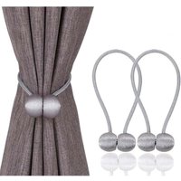 YMYNY Magnetische Raffhalter zum Anklipsen von Vorhängen – Raffhalter für Fenster für Zuhause und Büro, dekorative Raffhalter aus Seil, klassisches von YMYNY