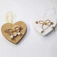 Magnetische Vorhang-Raffhalter aus Holz in Herzform, Vorhangdekoration, 2 Stück - Ymyny von YMYNY