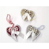 YMYNY Magnetische Vorhang-Raffhalter aus Stoff, Herzmuster, Vorhang-Ornament, 2 Stück von YMYNY