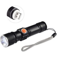 Mini T6 led Taschenlampe Cree Zoom 3 Modi usb wiederaufladbar elektrisch - - Ymyny von YMYNY