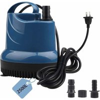 YMYNY Mini Wasserpumpe Tauchpumpe 2500L/H 40W 230V Kellervakuumpumpe 2,3M Hub 2,5M Kabel für Garten, Aquarium, Teich, Brunnen von YMYNY