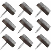 YMYNY Nagel-Stuhlpolster, 80 Stück Nagel-Möbelpolster, 22 mm runde Stuhlpolster, Filz-Möbelpolster für Tischstuhlbeine, Möbelschutz YMYNY Nagel-Stuhlpolster, 80 Stück Nagel-Möbelpolster, 22 mm runde Stuhlpolster, Filz-Möbelpolster für Tischstuhlbeine, Möbelschutz von YMYNY