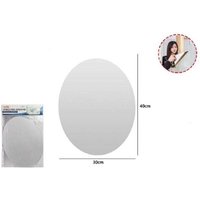 Oval geformter Spiegel, selbstklebender Wandaufkleber, Heimdekoration, 30 x 40 cm - Ymyny Oval geformter Spiegel, selbstklebender Wandaufkleber, Heimdekoration, 30 x 40 cm - Ymyny von YMYNY
