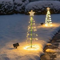 YMYNY Solar Künstlicher Weihnachtsbaum, Weihnachtsdekoration im Freien, Solarbaum, Solar-Gartenleuchte im Freien, Solar-Weihnachtslichterkette im YMYNY Solar Künstlicher Weihnachtsbaum, Weihnachtsdekoration im Freien, Solarbaum, Solar-Gartenleuchte im Freien, Solar-Weihnachtslichterkette im von YMYNY
