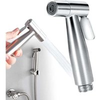 Toiletten-Handbrause, Toiletten-Handbrause, tragbarer Badewannenduschkopf für die Toilette, Edelstahl-Bidet-Sprühset - Ymyny Toiletten-Handbrause, Toiletten-Handbrause, tragbarer Badewannenduschkopf für die Toilette, Edelstahl-Bidet-Sprühset - Ymyny von YMYNY