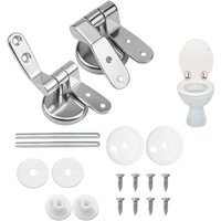 YMYNY Toilettensitz-Scharnierclip, 2er-Pack Ersatz-Toilettensitzscharniere mit Legierungsbeschlägen, Toilettensitzscharnier von YMYNY
