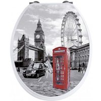 Toilettensitzbezug Toilettensitz Badezimmer Universalscharniere Stahl London - 3,5 - Ymyny Toilettensitzbezug Toilettensitz Badezimmer Universalscharniere Stahl London - 3,5 - Ymyny von YMYNY