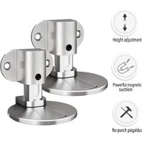 Ymyny - Unsichtbarer magnetischer Türstopper, 2er-Pack verstellbare Türstopper, 3M doppelseitiger Kleber oder Bohrinstallation, für verschiedene Ymyny - Unsichtbarer magnetischer Türstopper, 2er-Pack verstellbare Türstopper, 3M doppelseitiger Kleber oder Bohrinstallation, für verschiedene von YMYNY