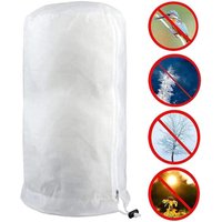 YMYNY Winter-Pflanzenabdeckungen, Winterabdeckung, Pflanzenschutzhülle aus Vlies, Frostschutz für Topfpflanzen und Gemüse (140 x 200 cm) von YMYNY