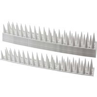 YMYNYBird Spikes, 14er Pack, Anti-Tauben-Spikes, 4,6 Meter, 3 Reihen, Kunststoff, Tierabwehr für Katzen, Spatzen, Fensterbänke, Dächer, weiß YMYNYBird Spikes, 14er Pack, Anti-Tauben-Spikes, 4,6 Meter, 3 Reihen, Kunststoff, Tierabwehr für Katzen, Spatzen, Fensterbänke, Dächer, weiß von YMYNY