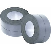2 Stück grau) Flexible Sockelleiste - Abschlussleiste für Küche und Bad 22mm 3,2m, selbstklebende Dichtung, flexible Falzleiste, Dichtungsdichtung, von YMYNY