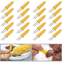 Ymyny - 20 Stück Maisspieße, bbq Maiskolbenspieße Maiskolbenspieße Multifunktionale Maisspieße aus Edelstahl Gelb für Mais Obst Fleisch Grillen mumu Ymyny - 20 Stück Maisspieße, bbq Maiskolbenspieße Maiskolbenspieße Multifunktionale Maisspieße aus Edelstahl Gelb für Mais Obst Fleisch Grillen mumu von YMYNY