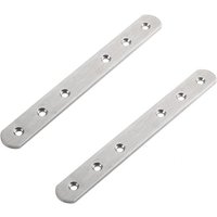 Ymyny - 2er-Set Flachfugenplatten 175 x 20 cm Edelstahl zur Reparatur von Holz- und Metallmöbeln mumu von YMYNY