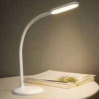 Crediri Kabellose LED-Schreibtischlampe, batteriebetriebene Tischlampen, dimmbares wiederaufladbares Leselicht mit Timer, verstellbare von YMYNY